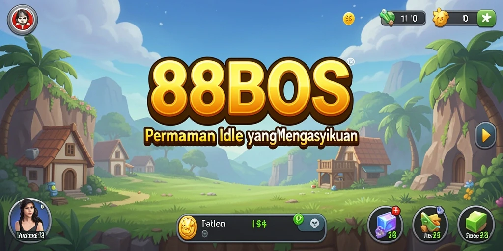 Tampilan gameplay menarik dari 88BOS dalam genre Idle.