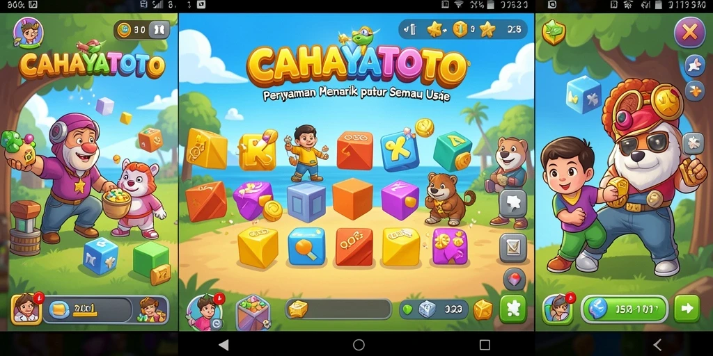 Screenshot gameplay <strong>CAHAYATOTO</strong> menampilkan tantangan puzzle yang menarik.