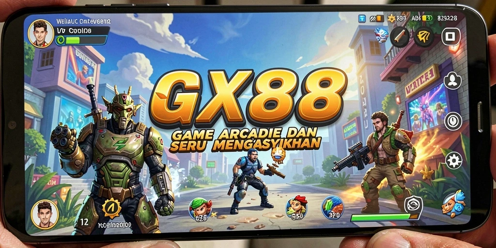 Tampilan gameplay GX88 menampilkan aksi seru dan tantangan menarik.