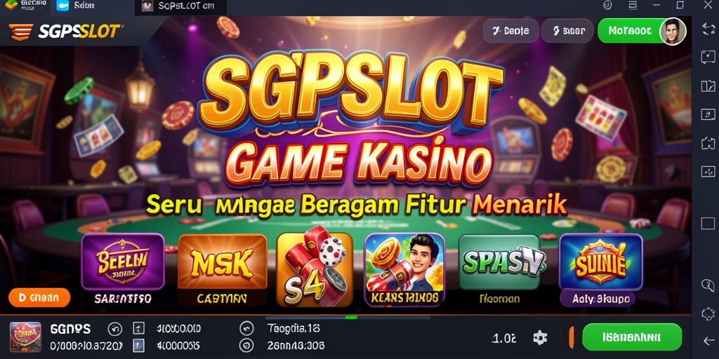 Tampilan menarik dari gameplay slot di SGPSLOT.